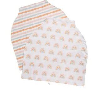 Nordstrom Rainbow Nursing & Car Seat Cover Set
